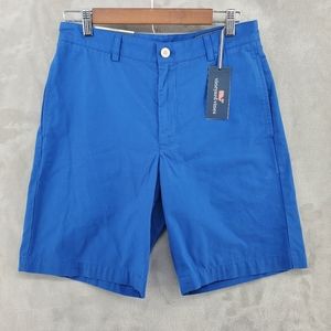Vineyard Vines Summer Club Shorts Mens 30 Aviator Blue 9 Inch‎ Inseam Chino NEW